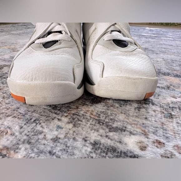 Jordan 8 Retro South Beach Shoes Black White Pink Teal - Size 12 - Picture 5 of 14